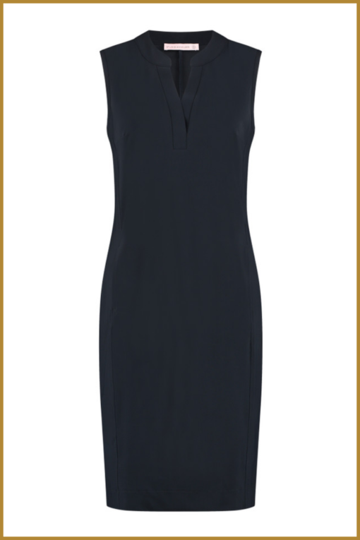 STUDIO ANNELOES - Simplicity sls dress dark blue- STU230051 - Afbeelding 2