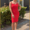 STUDIO ANNELOES -Rebecca dress red - STU230055