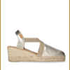 INUZ - TOSSA DAMES ESPADRILLES PLATI- Goud plati