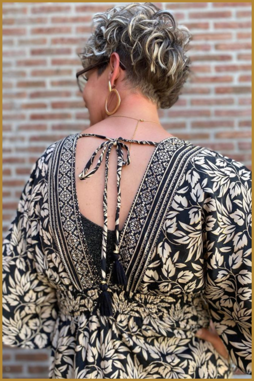INUZ - Jurk Lady zwart - INU230146 - Afbeelding 2