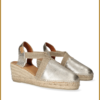 INUZ - TOSSA DAMES ESPADRILLES PLATI- Goud plati