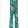 STUDIO ANNELOES - Monica flower jumpsuit turqoise kit - STU230053