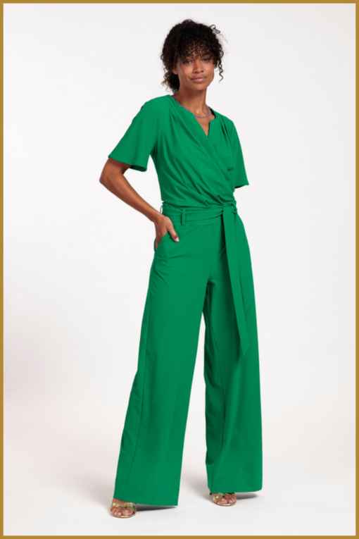 STUDIO ANNELOES- Mia jumpsuit green - STU230081