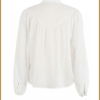 MSCW - blouse 131-05-Ingibor wool white solid - MOS230041