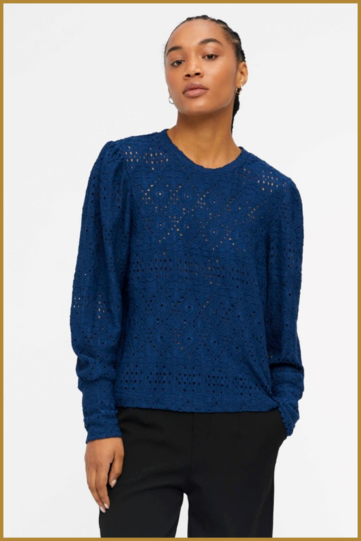 Shirt LM OBJFEODORA - OBJ230039 estate blue - Afbeelding 2