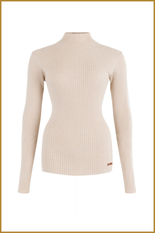 MSCW - Pullover 30-09-Rewind chalk solid - MOS230043 - Afbeelding 2