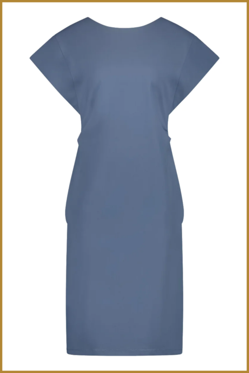 JL - Domina Dress Technical Jersey- mid blue- JAN230043