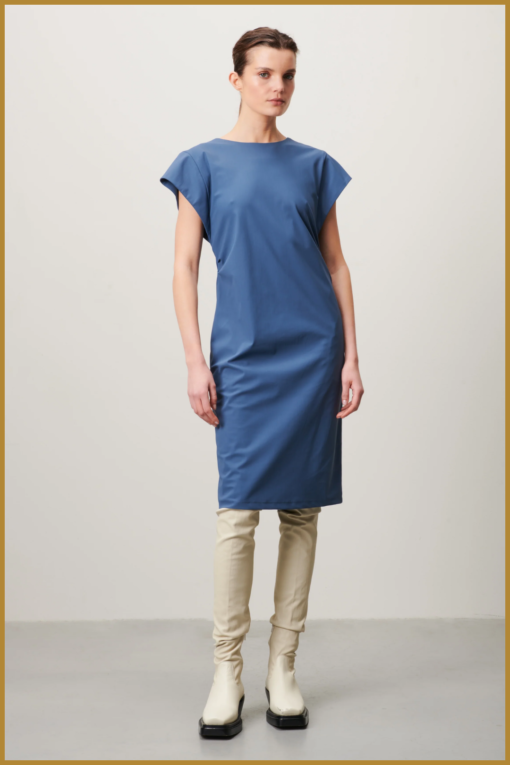 JL - Domina Dress Technical Jersey- mid blue- JAN230043