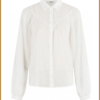 MSCW - blouse 131-05-Ingibor wool white solid - MOS230041