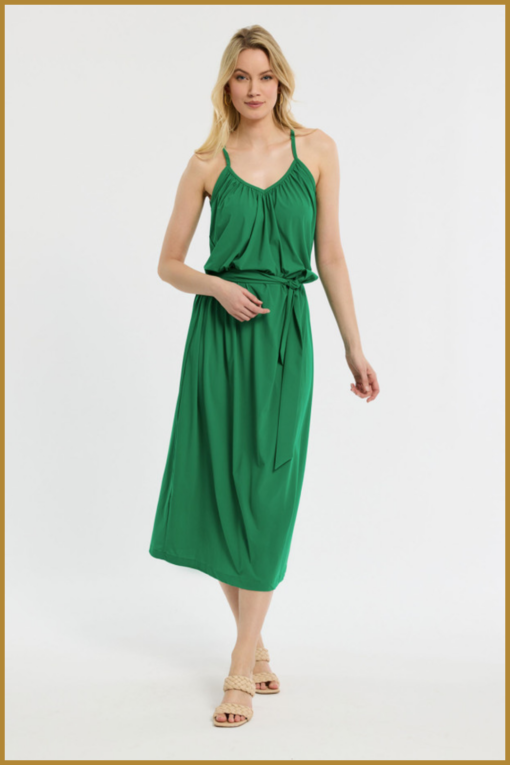 STUDIO ANNELOES - Ana dress green - STU230085