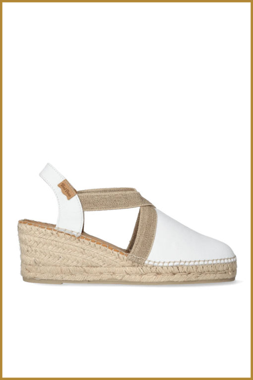 INUZ - TOSSA DAMES ESPADRILLES BLANC- INU230176 - Afbeelding 3