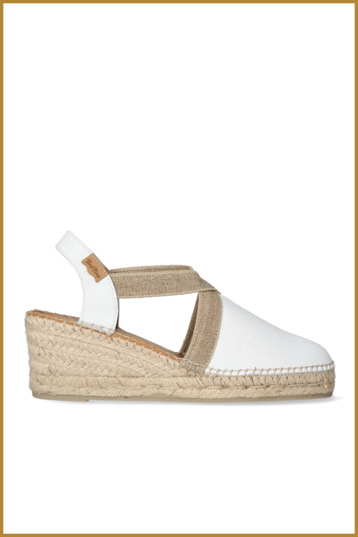 INUZ - TOSSA DAMES ESPADRILLES BLANC- INU230176