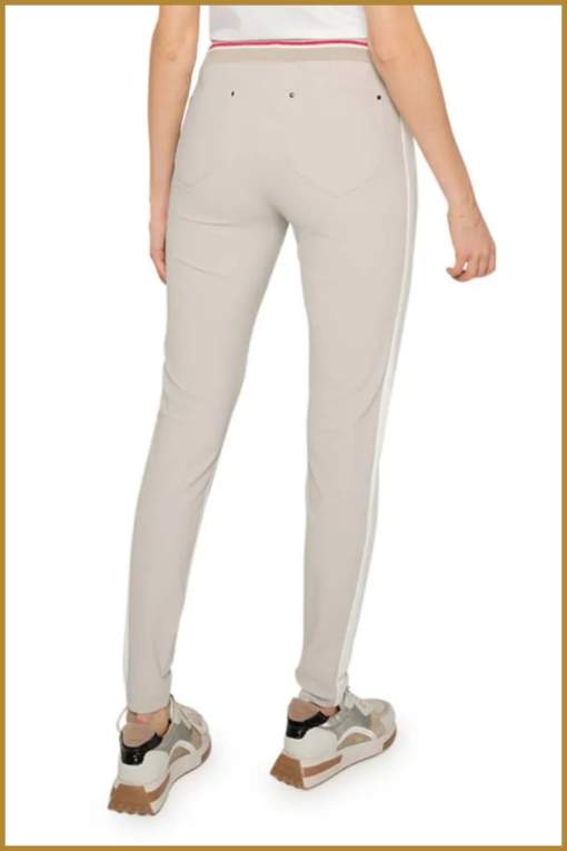 ZIP73 - Broek boord - ZIP230012 sand/streep/framboos - Afbeelding 2