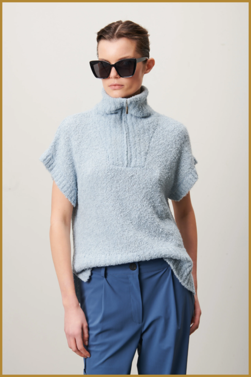 JL -  Teddy Vest - light blue - JAN230038