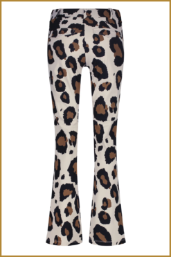 Alternative view of Lady Day - Broek Poppy flared - MYP230020 big leopard