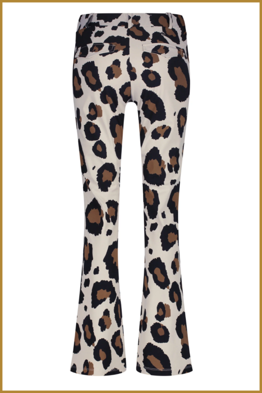 Lady Day - Broek Poppy flared - MYP230020 big leopard - Afbeelding 2