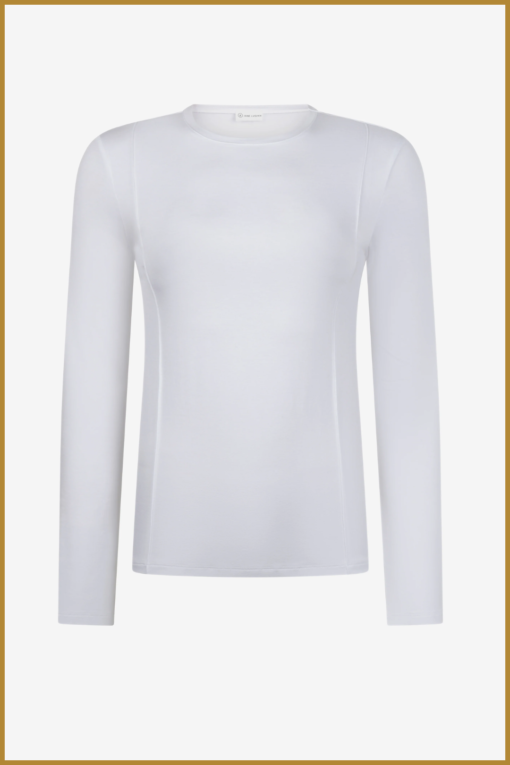 JL - Organic Top TS02 - white - JAN230037 - Afbeelding 2