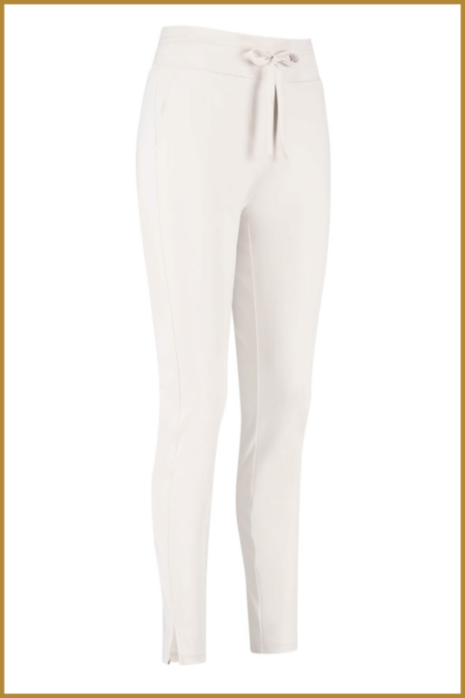 STUDIO ANNELOES - Downstairs bonded trousers offwhite - STU230077 - Afbeelding 2