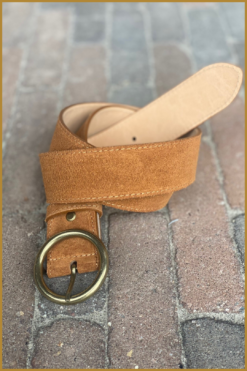 INUZ - Celeste riem cognac - TEA230052