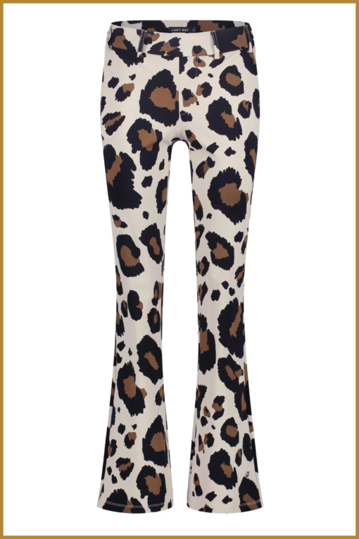 Lady Day - Broek Poppy flared - MYP230020 big leopard