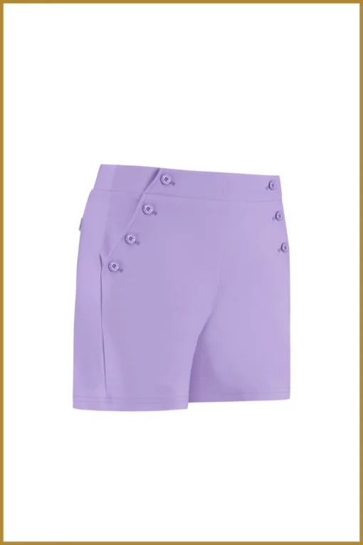 STUDIO ANNELOES - Rome short lila - STU230065 - Afbeelding 2