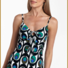 STUDIO ANNELOES - Jill retro summer dress - skyemerald - STU230025