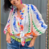 INUZ - Blouse Fab color orgineel - INU230192