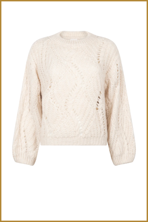AAIKO - Zonne wo sweaters les blanc -AAI230022 - Afbeelding 2