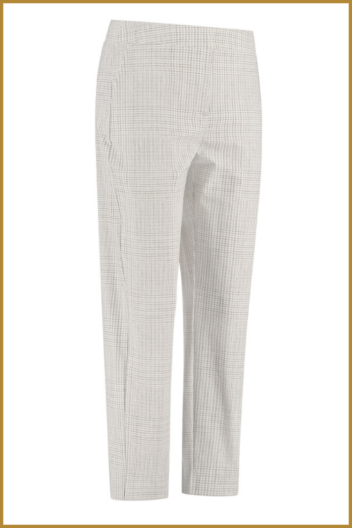 STUDIO ANNELOES - Mira check trousers cappucino - STU23091 - Afbeelding 2