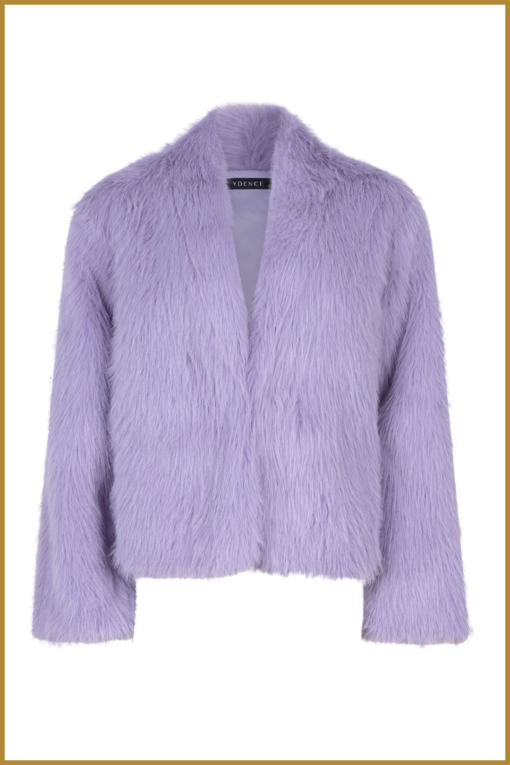 YDENCE - Coat Joni lilac - YDE230055