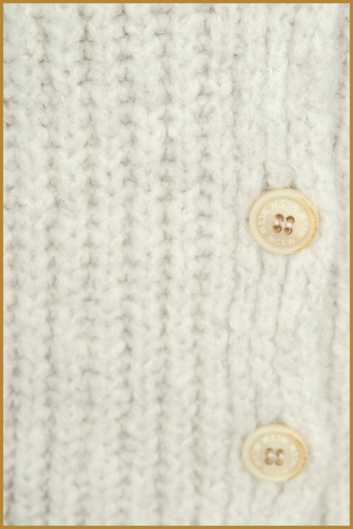 MSCW -  Vest 31-10-Rhonda chalk solid - MOS230044 - Afbeelding 2
