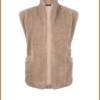 YDENCE - Gilet Abby taupe - YDE230044