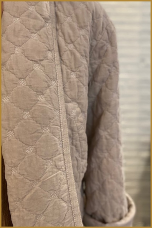 INUZ - Quilted jasje beige -AMB230019