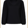 YDENCE - Top Sas black- YDE230051
