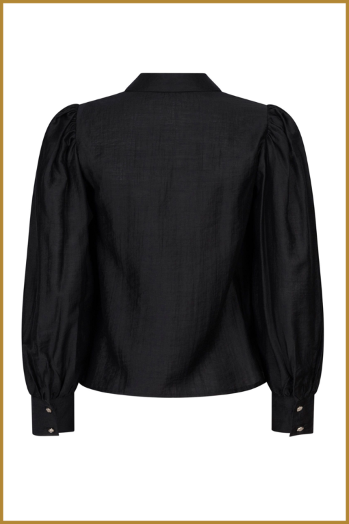 YDENCE - Blouse Noa black - YDE230041 - Afbeelding 2
