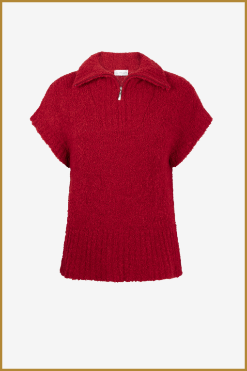 JL -  Teddy Vest red - JAN230059 - Afbeelding 2