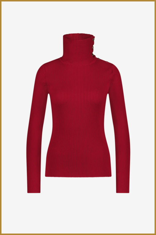 JL - J Pullover 90693 red - JAN230054 - Afbeelding 2