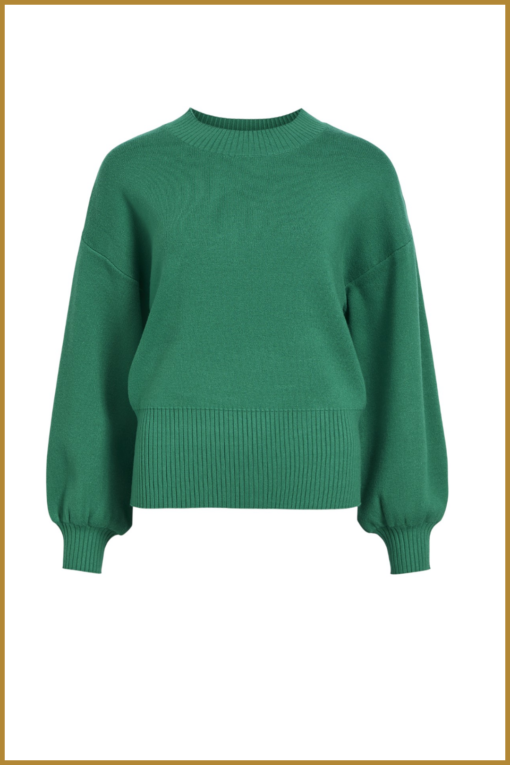 OBJREYNARD L/S KNIT PULLOVER - OBJ230056 lush meadow