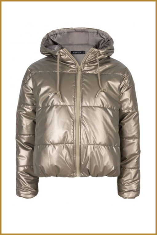 YDENCE - Jacket Scarlett bronze - YDE230056 - Afbeelding 2