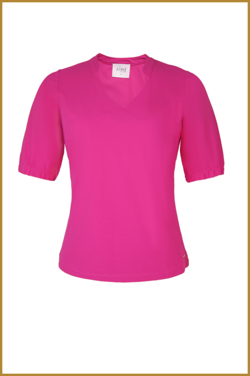 AIME - Tammy top - AIM230042 fucsia