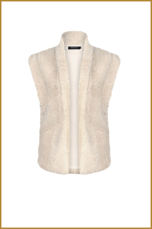 YDENCE - Gilet Abby winter white - YDE230042 - Afbeelding 2