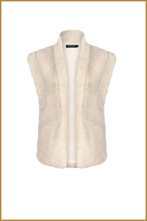 YDENCE - Gilet Abby winter white - YDE230042