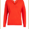 Pullover OBJTHESS - OBJ230047 cherry tomato