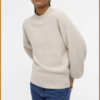 OBJREYNARD L/S KNIT PULLOVER - OBJ230055 silver gray