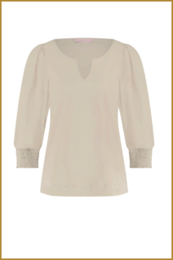 Alternative view of STUDIO ANNELOES - Bailey top cappucino - STU23090