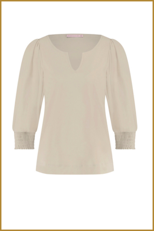 STUDIO ANNELOES - Bailey top cappucino - STU23090