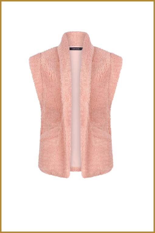 YDENCE - Gilet Abby blush - YDE230043