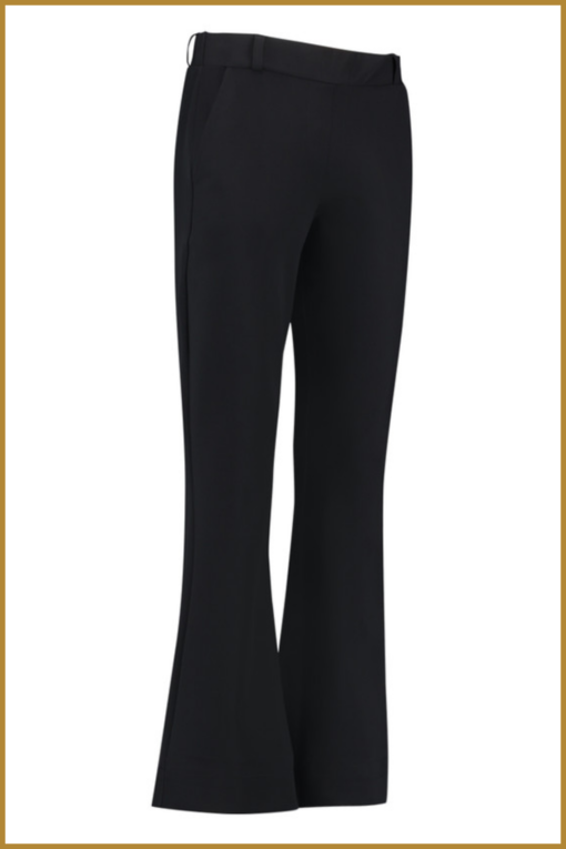 Studio Anneloes - Flair bonded trousers - STU230107 black