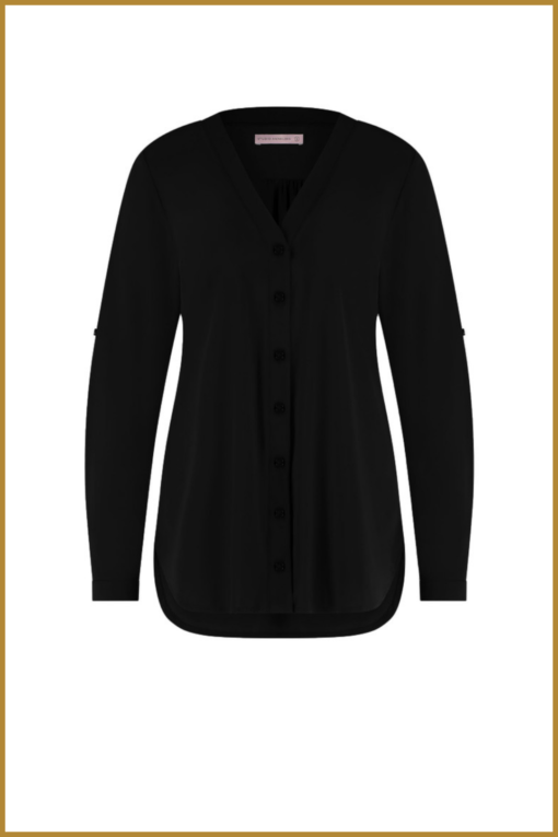 STUDIO ANNELOES - Evi blouse black - STU230111