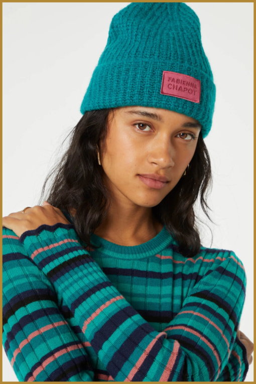 FABIENNE CHAPOT - Catoo Beanie teal -FAB230054